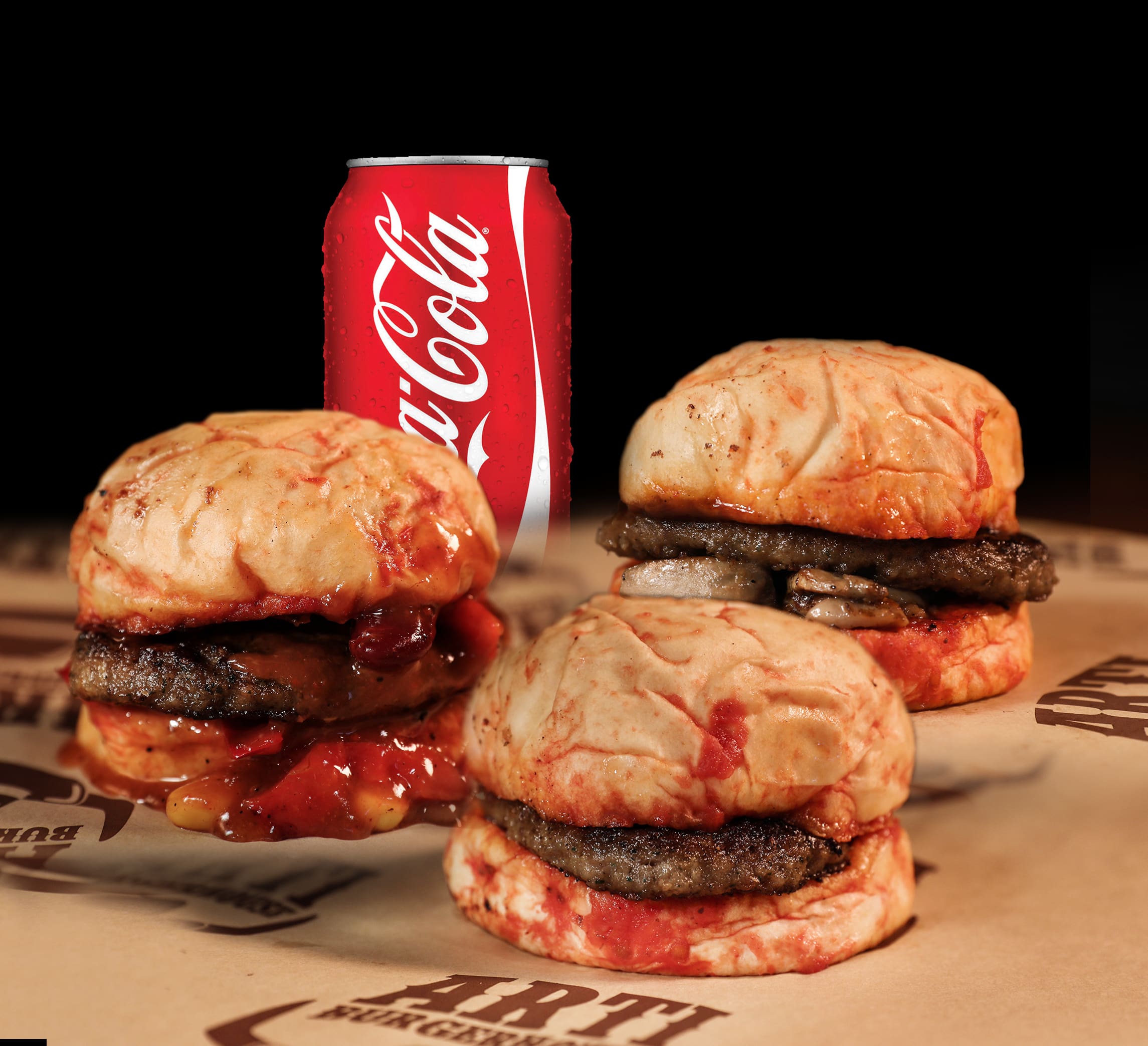 3'lü Islak Hamburger Menü