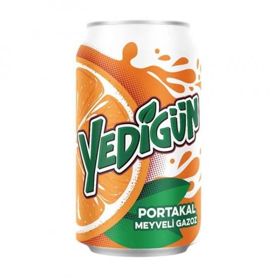 Yedigün/Orange Flavored Carbonated Drink 330ml