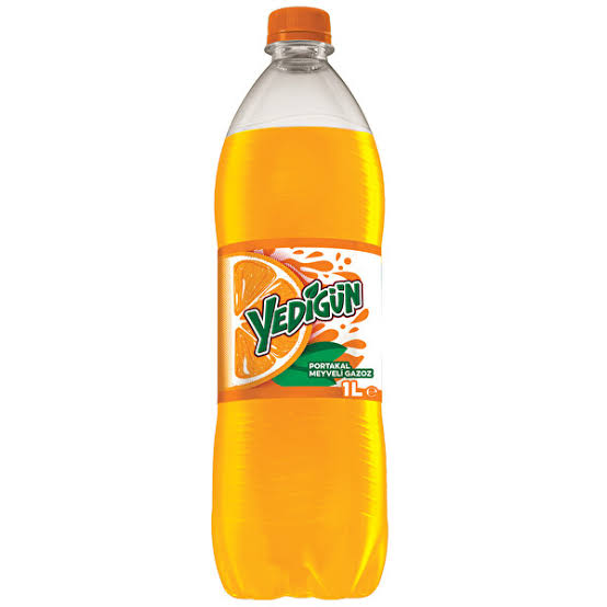 1lt.Yedigün/Orange Flavored Carbonated Drink